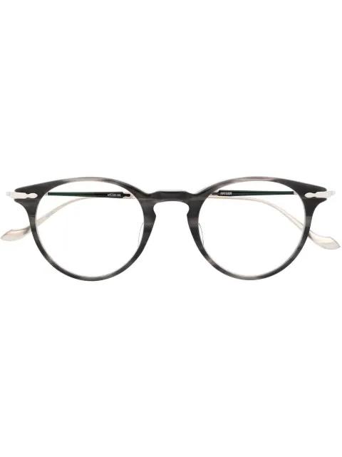 round-frame glasses by MATSUDA
