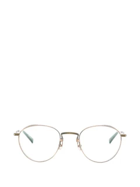 round-frame glasses by MATSUDA