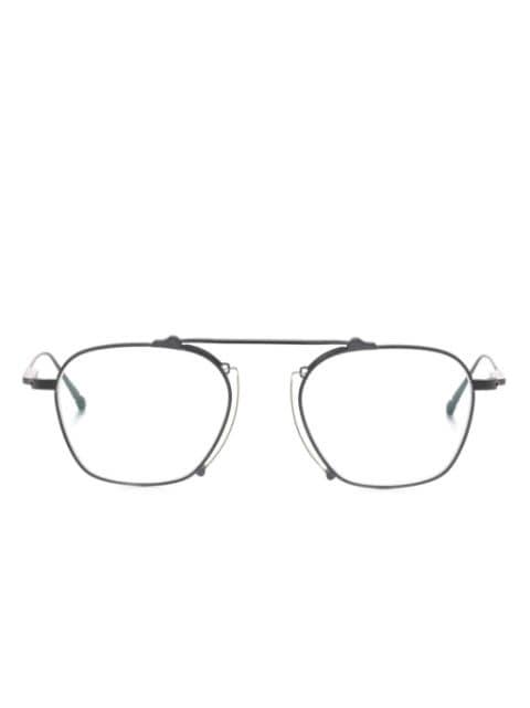 round-frame glasses by MATSUDA
