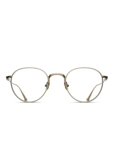 round-frame glasses by MATSUDA