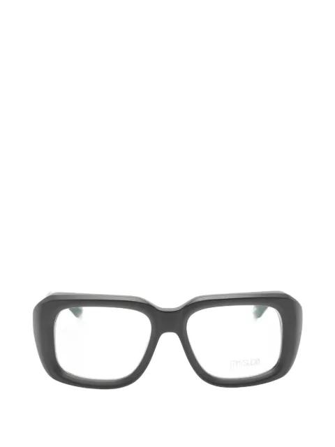square-frame glasses by MATSUDA