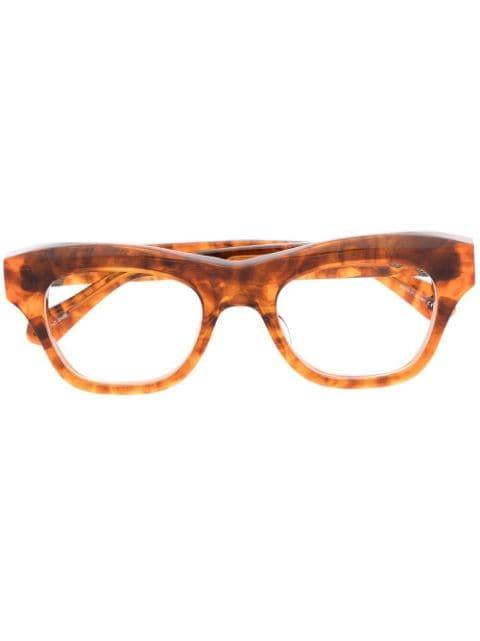 wayfarer-frame optical glasses by MATSUDA