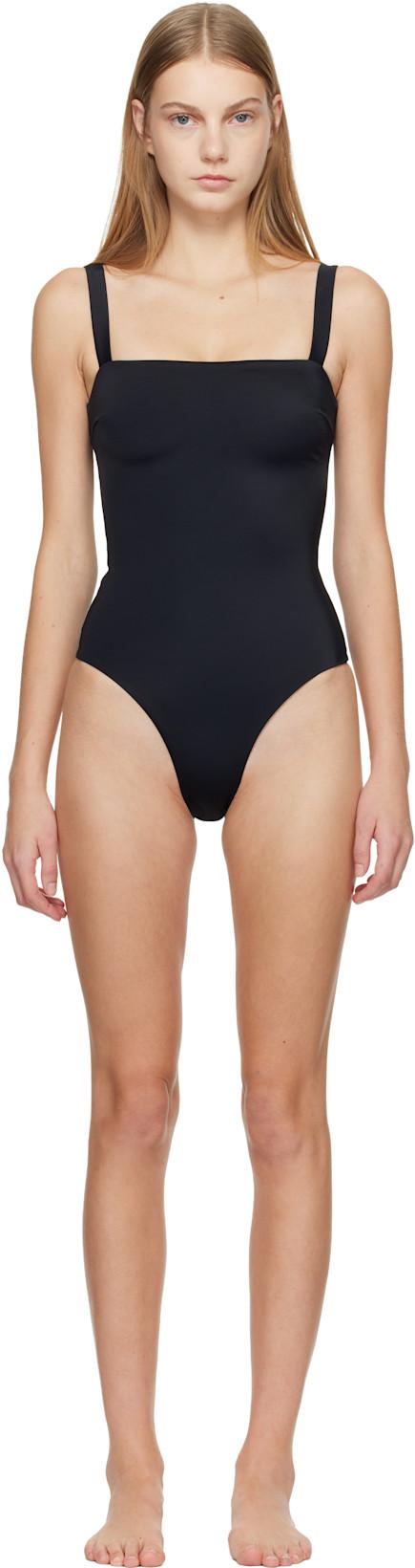 Black Square Swimsuit by MATTEAU