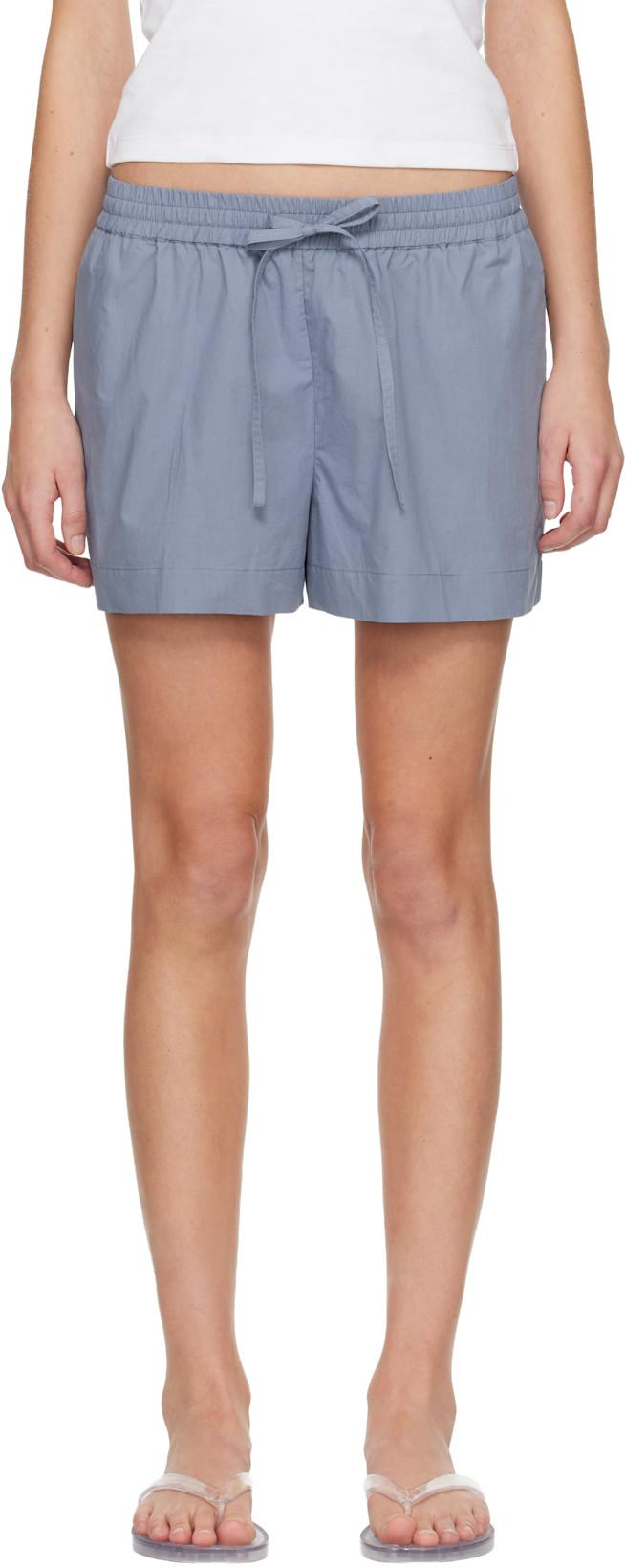 Blue Relaxed Shorts by MATTEAU