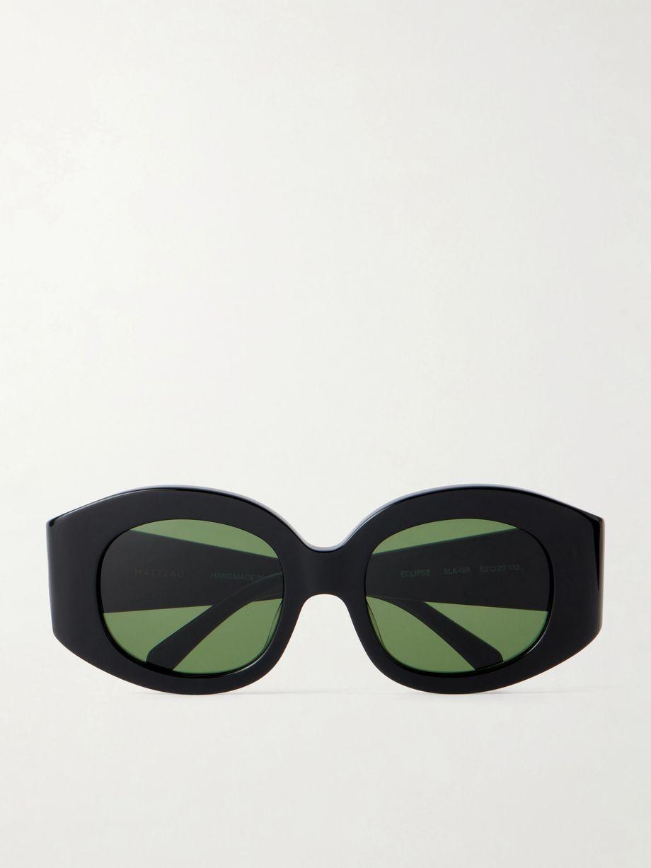 Eclipse round-frame acetate sunglasses by MATTEAU