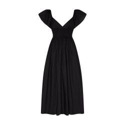 Flutter sleeve midi dress by MATTEAU