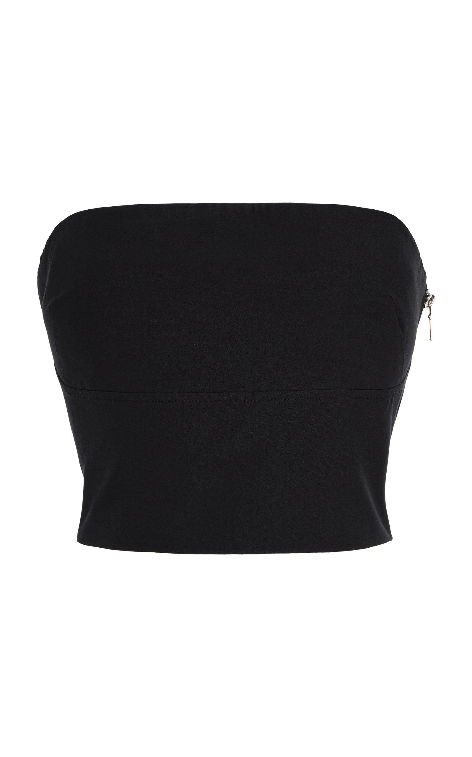 Matteau Exclusive Strapless Cotton-Silk Top - Moda Operandi by MATTEAU