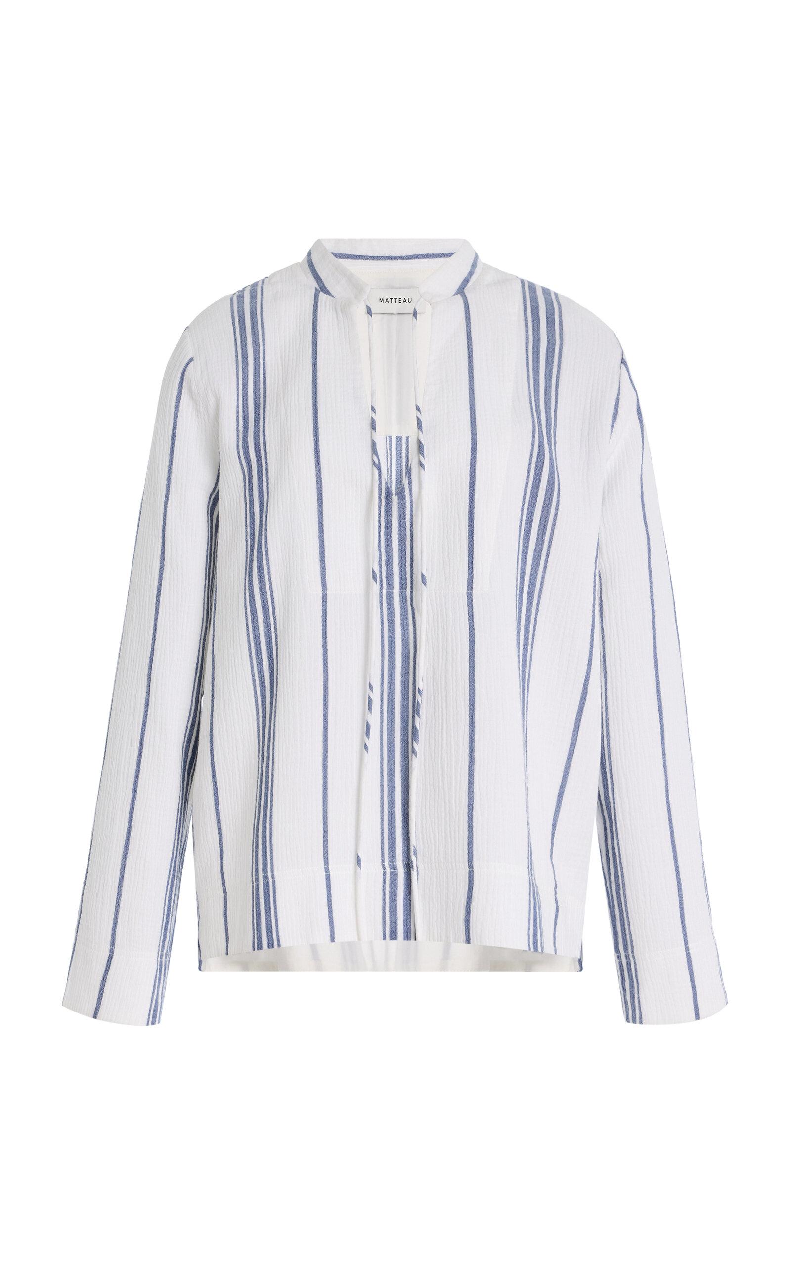Matteau Fisherman Striped Cotton Top - Moda Operandi by MATTEAU