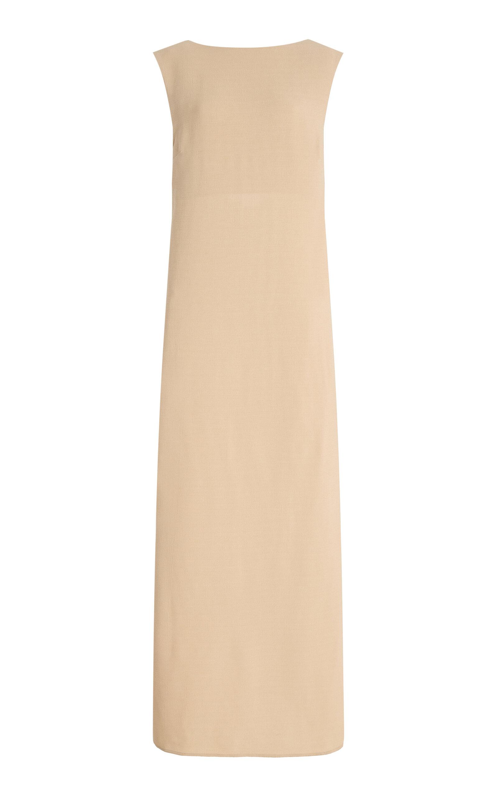 Matteau Open-Back Crepe Maxi Dress - Moda Operandi by MATTEAU