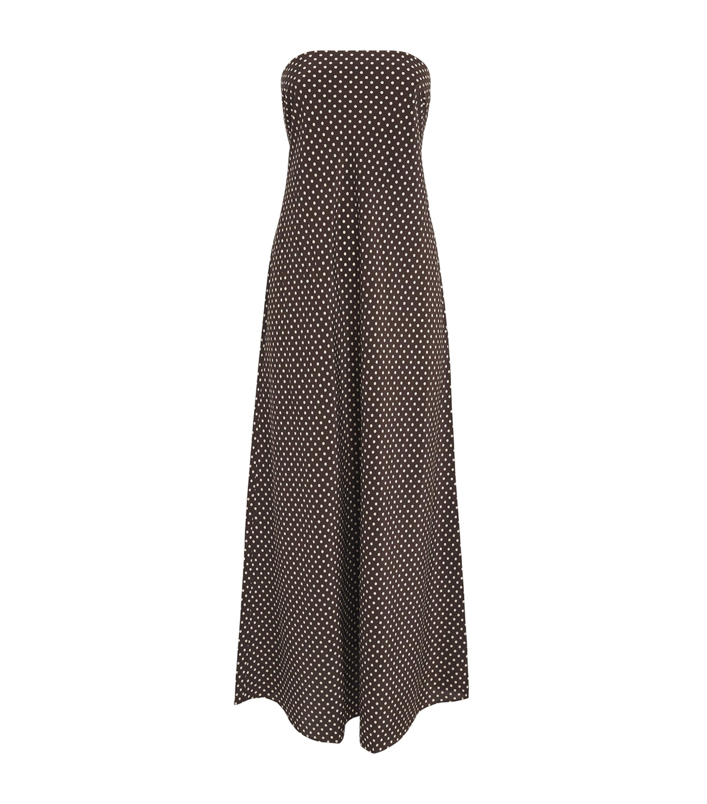 Matteau Silk Polka Dot Maxi Dress by MATTEAU