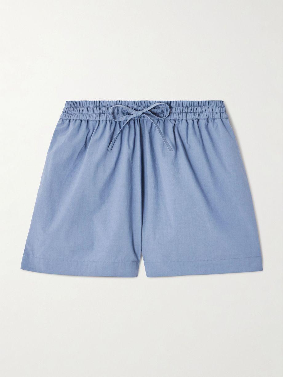 Organic cotton-poplin shorts by MATTEAU