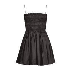 Shirred bodice mini dress by MATTEAU