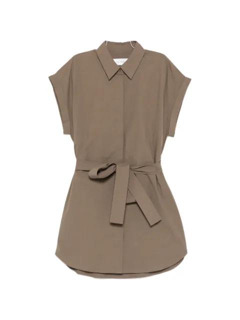 belted mini dress by MATTEAU