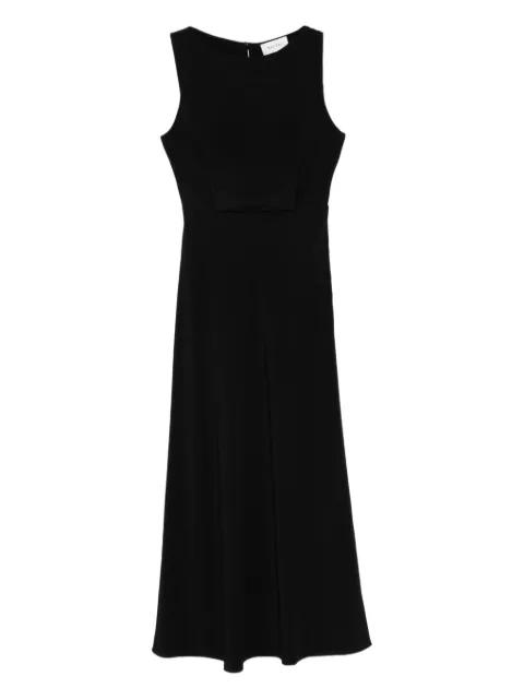 boat-neck maxi dress by MATTEAU