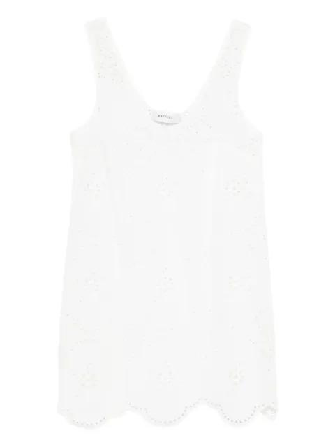 broderie tank dress by MATTEAU