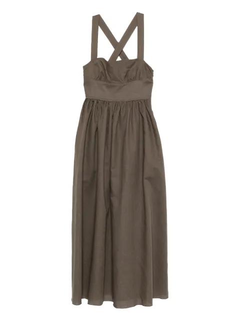 crossback maxi dress by MATTEAU