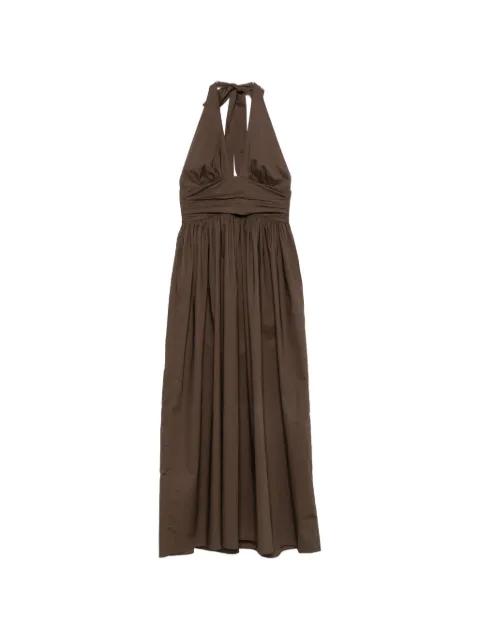 halterneck midi dress by MATTEAU