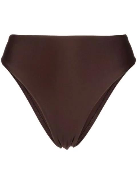 high-leg bikini bottoms by MATTEAU