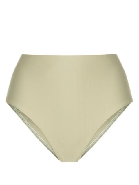 high-waisted bikini bottoms by MATTEAU