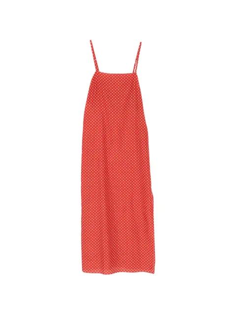 polka dot midi dress by MATTEAU
