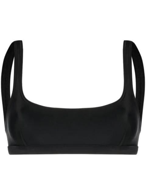 scoop-neck bikini top by MATTEAU