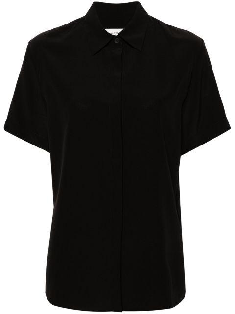 short-sleeve silk shirt by MATTEAU