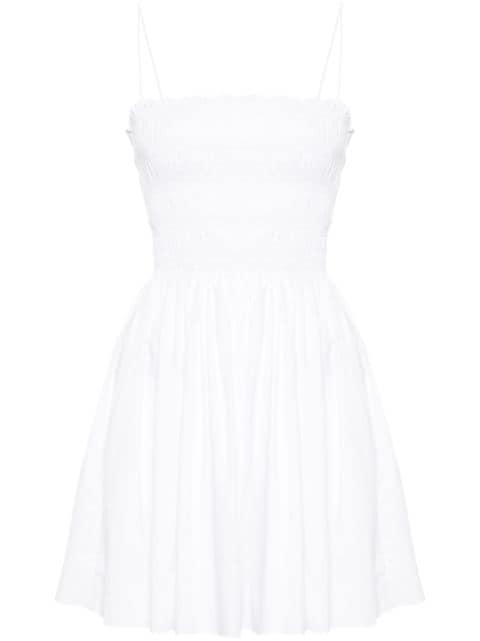 spaghetti-straps mini dress by MATTEAU