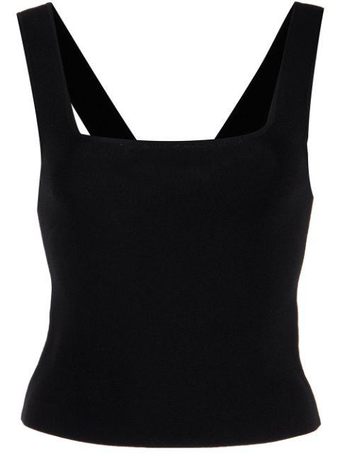 square neck vest top by MATTEAU