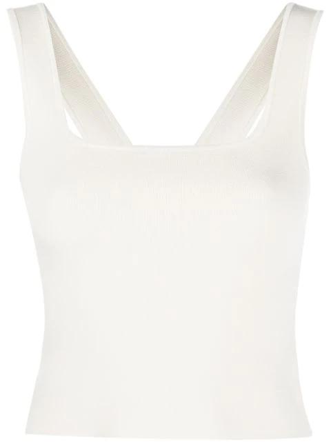 square neck vest top by MATTEAU
