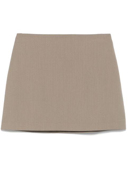 tailored mini skirt by MATTEAU