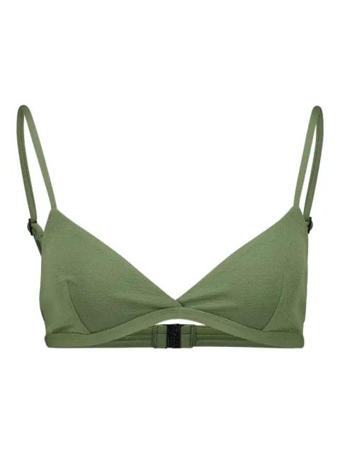 triangle-shape bikini top by MATTEAU