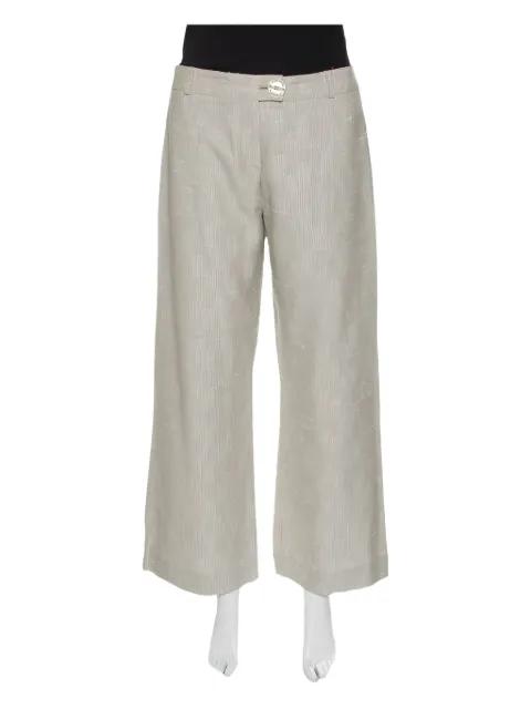 pre-owned button-closure trousers by MATTHEW WILLIAMSON VINTAGE
