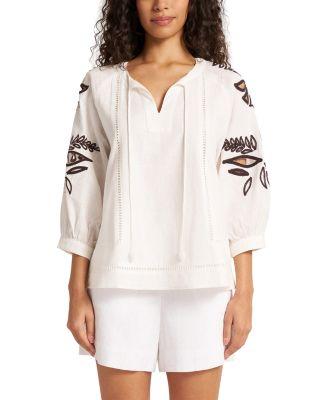Athena Embroidered Top by MATTY M