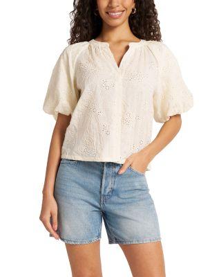 Viola Bubble Sleeve Top by MATTY M