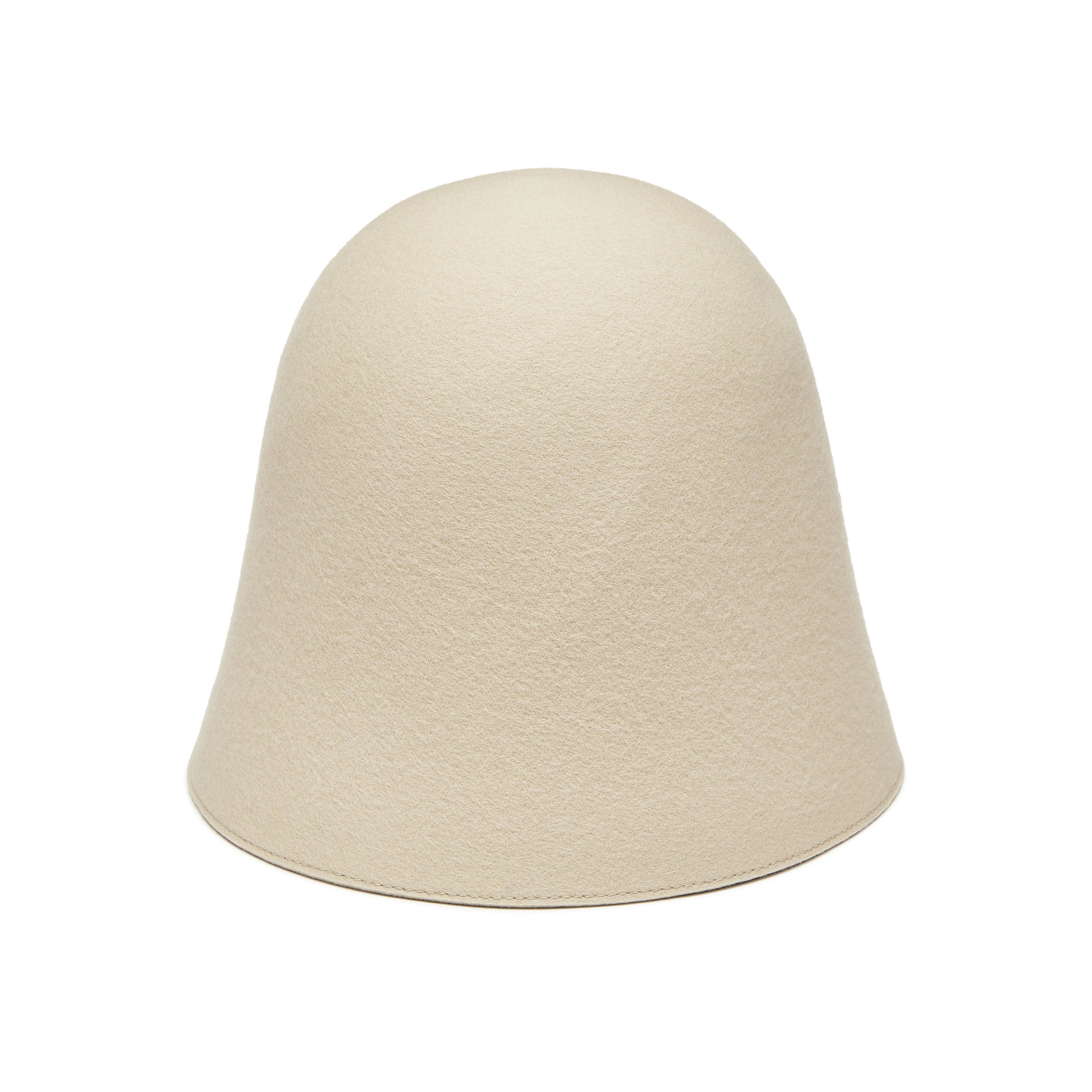 Mature Ha - Women's Free Hat Back Stitch - (Ivory) by MATURE HA