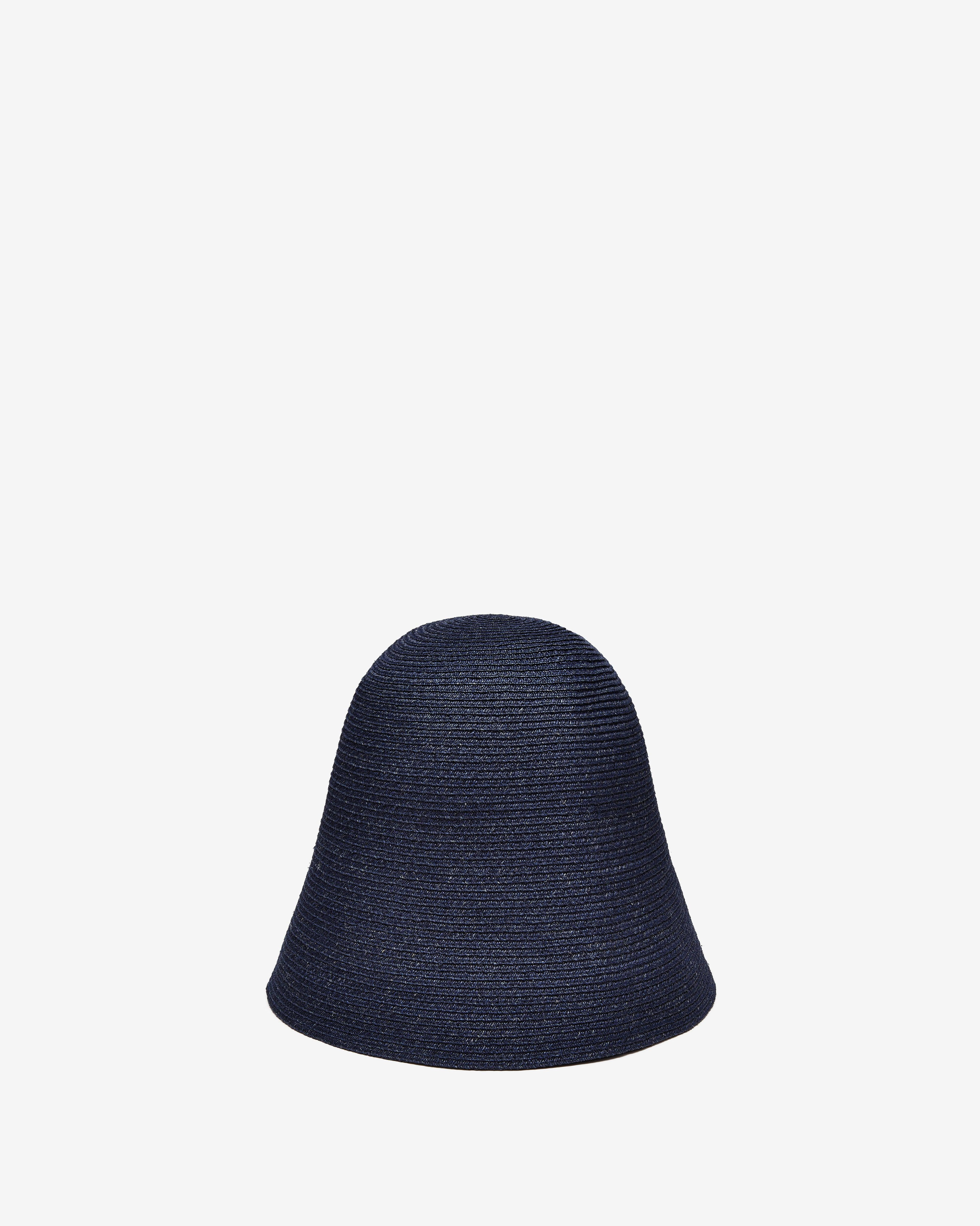 Mature Ha - Women's Raffia Free Hat - (Navy/Black) by MATURE HA