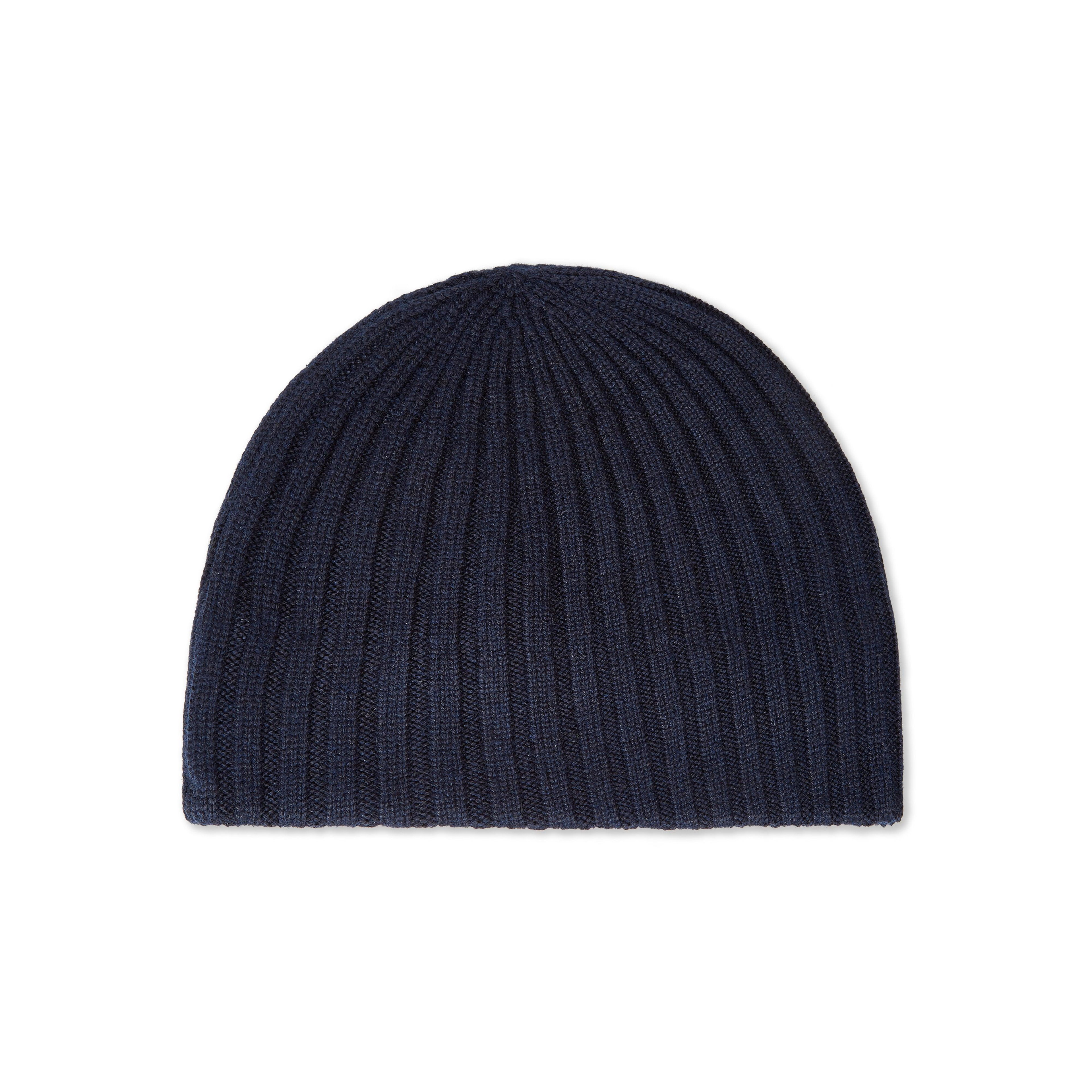 Mature Ha - Women's Slant Cutting Knit Cap - (Dark Navy) by MATURE HA