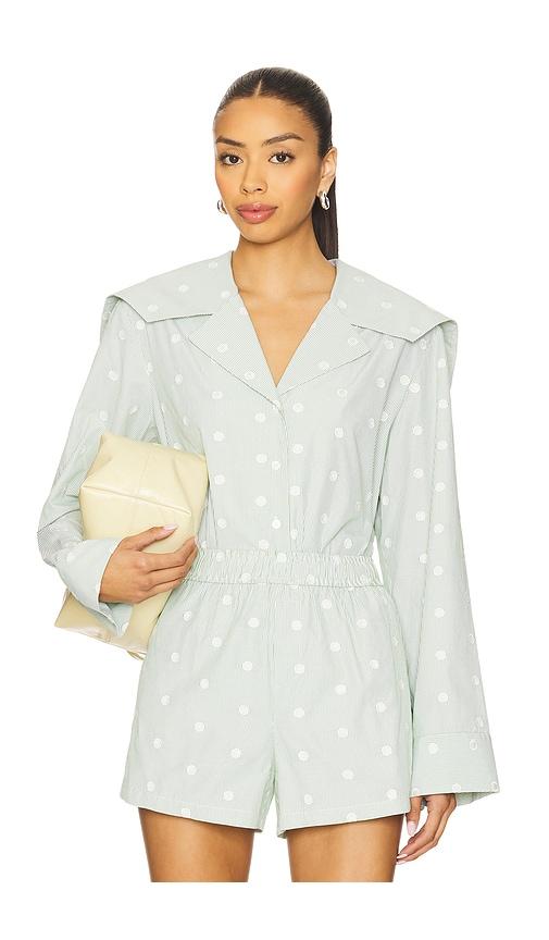 Maude Club Caspian Shirt in Green by MAUDE CLUB