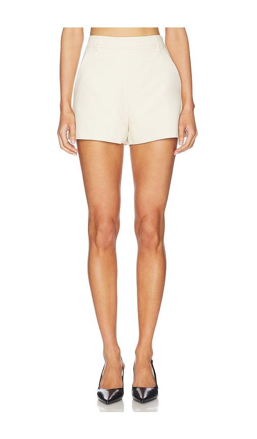 Maude Club Harper Shorts in Ivory by MAUDE CLUB