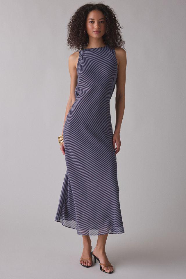 Maude Club Micca Cowl Open-Back Maxi Dress by MAUDE CLUB