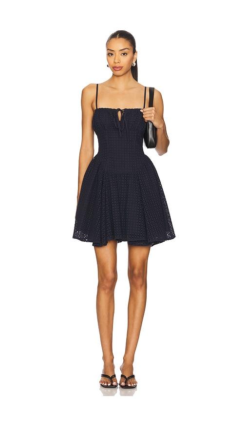 Maude Club Tessa Dress in Navy by MAUDE CLUB
