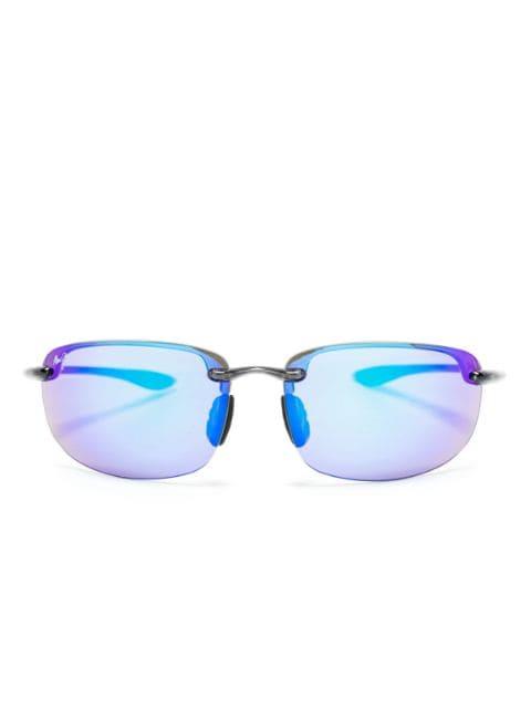 Hookipa rectangle-frame sunglasses by MAUI JIM