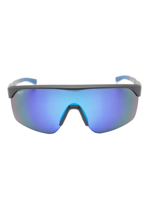 Paluna rectangle-frame  sunglasses by MAUI JIM