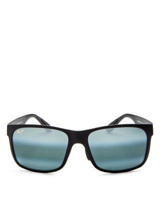 Red Sands Polarized Mirrored Rectangle Sunglasses by MAUI JIM