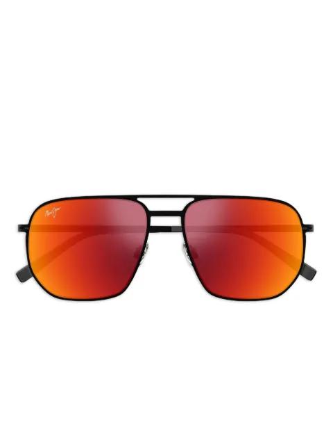 Shark’s Cove geometric-frame sunglasses by MAUI JIM