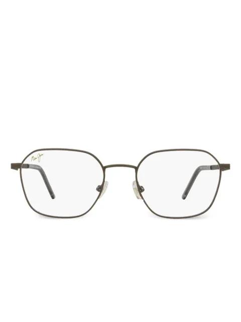 geometric-frame glasses by MAUI JIM