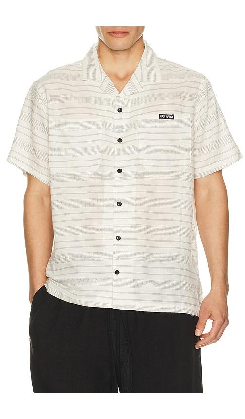 Maui and Sons Terra Nova Short Sleeve Shirt in Cream by MAUI&SONS
