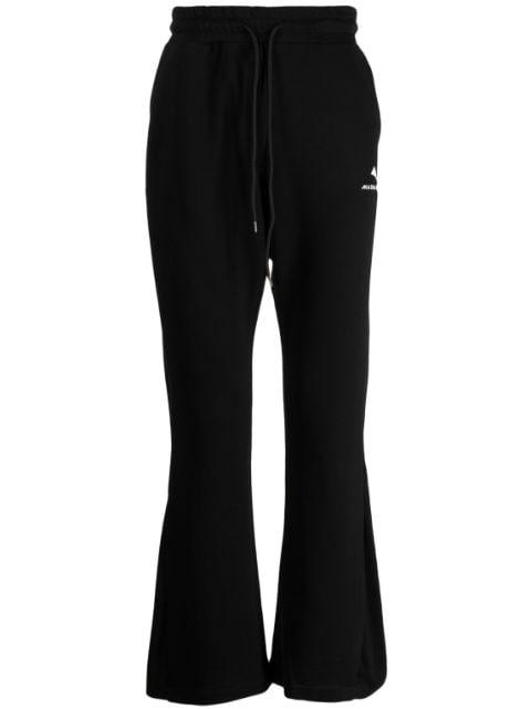 flared logo-print track pants by MAUNA KEA