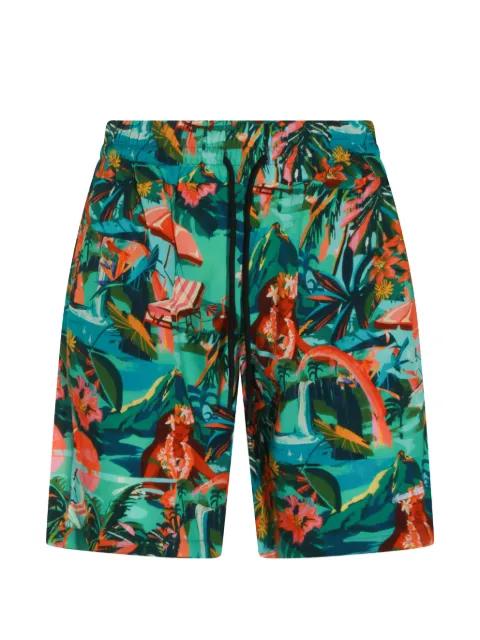 floral-print drawstring shorts by MAUNA KEA