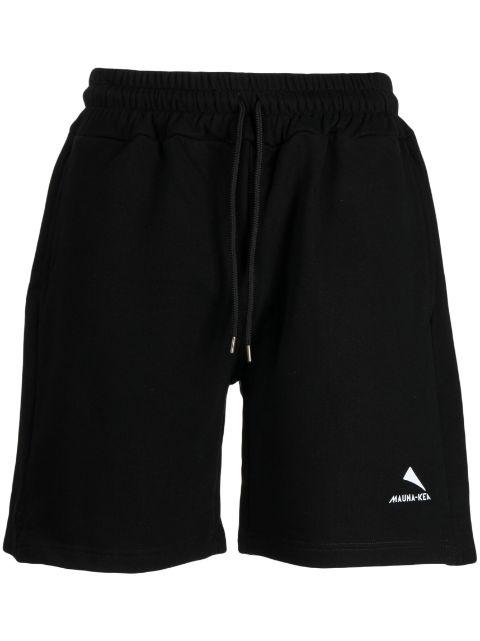 logo-print cotton shorts by MAUNA KEA